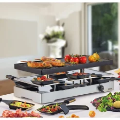 Spring Raclette für 8 43x22x15 cm Classic Duo edelstahl