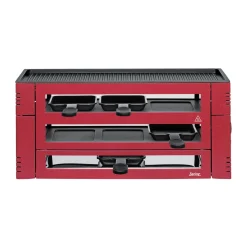 Raclette<Spring Raclette Pizza für 6 46x16x21 cm rot