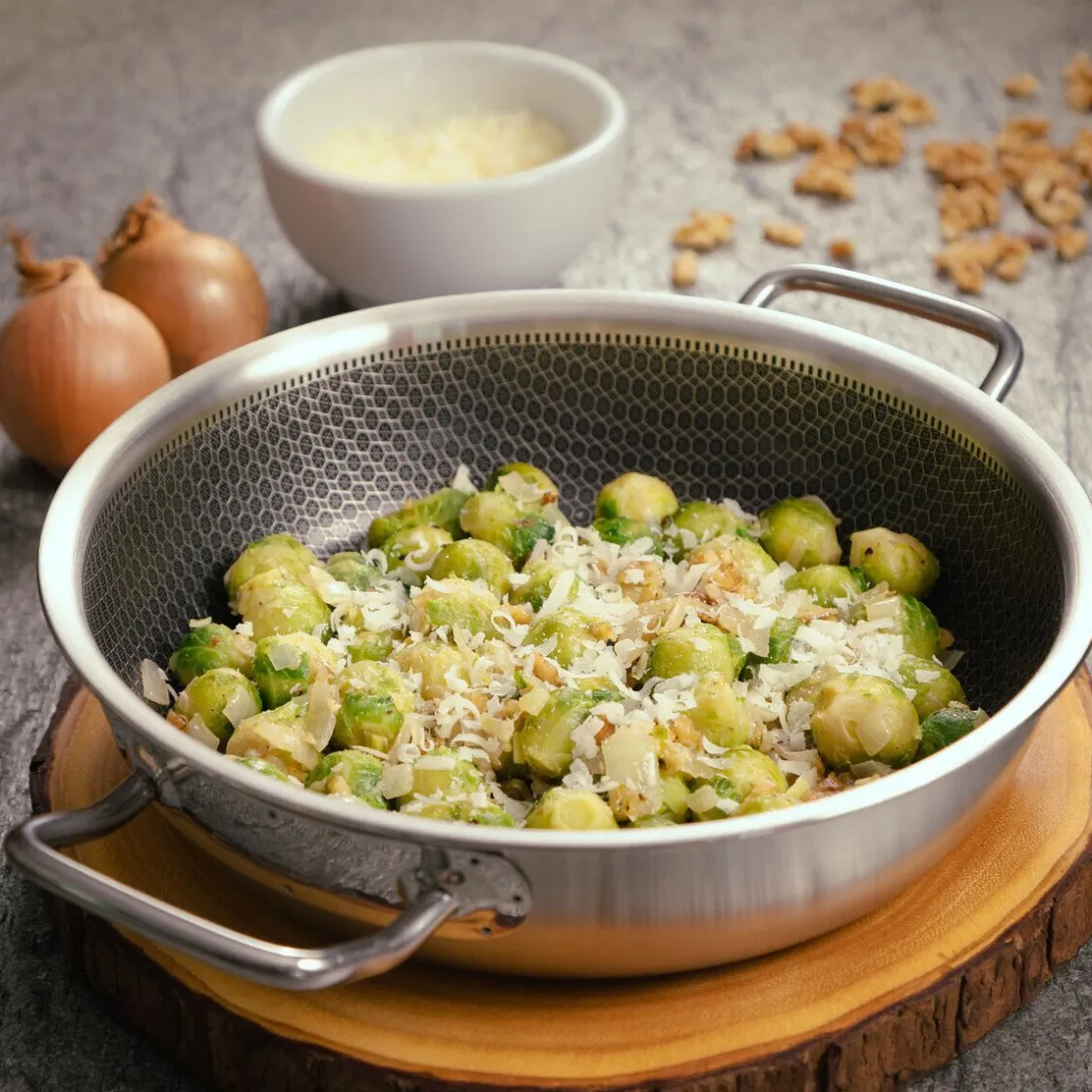 Kochwelt Entdecken|Pfannen<Spring Servierpfanne 28 cm Vulcano Cut Resist Pure