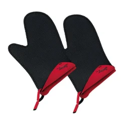 Küchentextil<Spring Topfhandschuhe 2er-Set Grips schwarz/rot