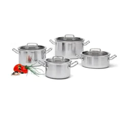 Spring Topf-Set 4-tlg. Brigade Basic silber