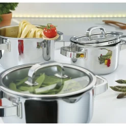 Spring Topf-Set 4-tlg. Finesse2+ silber