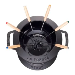 Staub Fondue-Set 10-tlg. schwarz