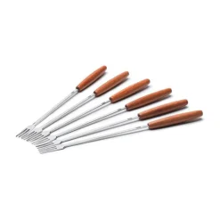 Fonduegabeln|Fondue<Stöckli Käsefonduegabel 6er-Set natur