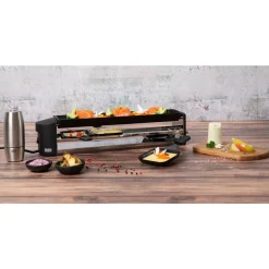 Kochwelt Entdecken<Stöckli Raclette Cheeseboard Grill für 4 50 cm anthrazit