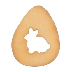 Städter Ausstecher Ei mit Hase 7 cm edelstahl