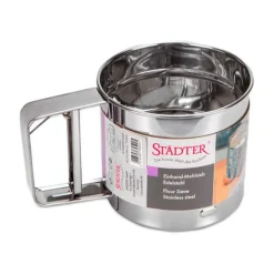 Städter Einhand-Mehlsieb Edelstahl