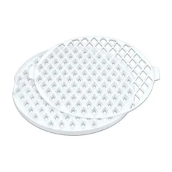 Städter Gitterstanze rund Kunststoff weiss 30cm