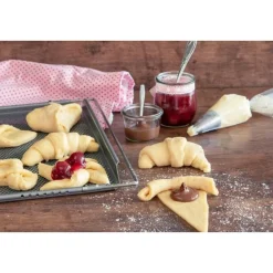 Backformen|Backbleche<Städter Herdbackblech 40 x 35 cm mit Lochung