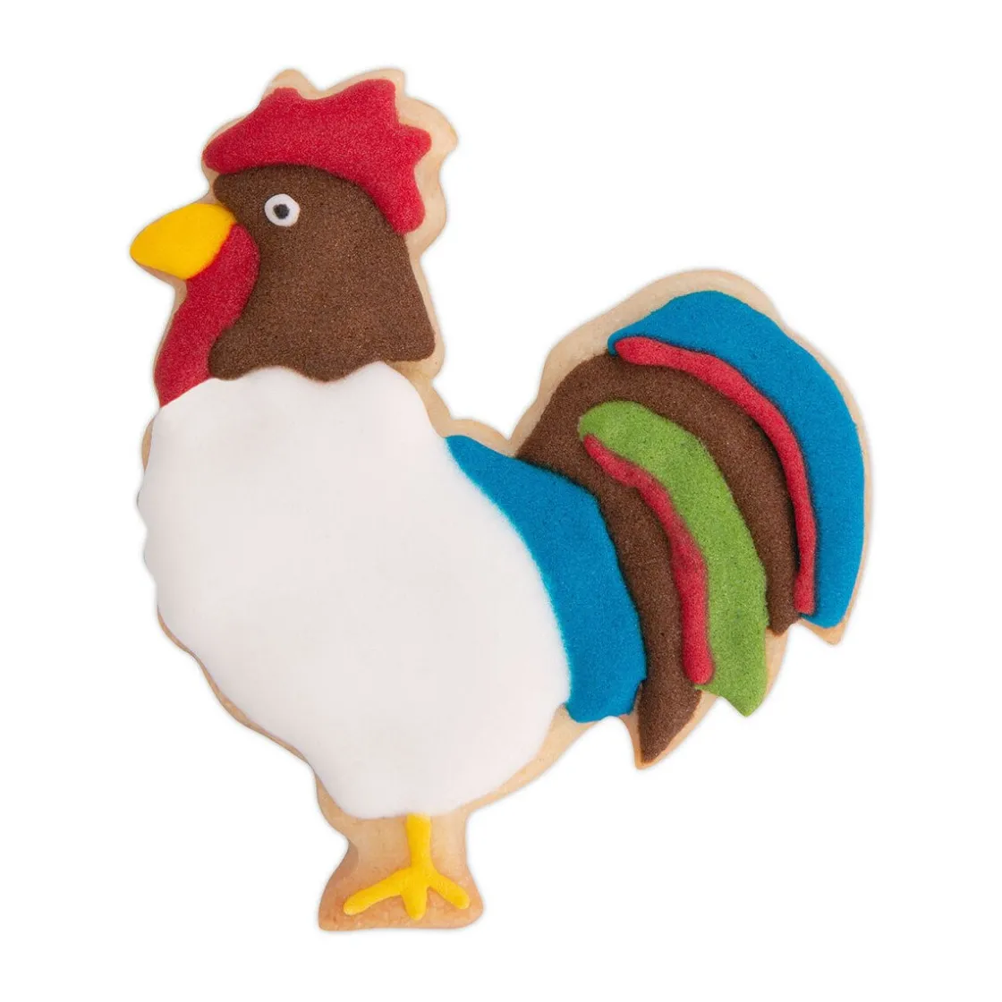 Städter Präge-Ausstecher Hahn 6 cm edelstahl