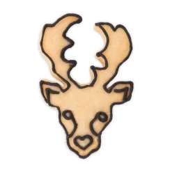 Kochwelt Entdecken|Backzubehör<Städter Präge-Ausstecher Hirschkopf 6 cm silber