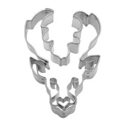 Städter Präge-Ausstecher Hirschkopf 6 cm silber