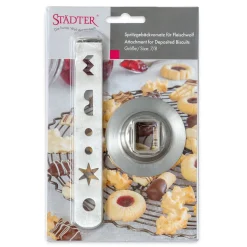 Städter Spritzgebäck Vorsatz zu Fleischwolf 5KSMM Gr. 7/8 Kitchen Aid