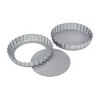 Backformen|Kochwelt Entdecken<Städter Tarteform mit Hebeboden 2er-Set We love baking silber