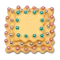 Städter Terrassen-Ausstecher Quadrat gewellt 3er-Set edelstahl