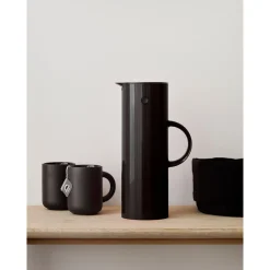 Stelton Isolierkanne 1l schwarz