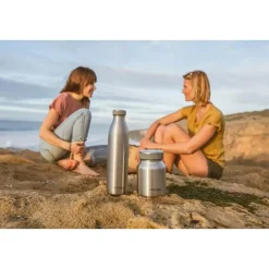 Thermos Isolierflasche 1,0 l Edelstahl