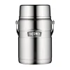 Thermobehälter<Thermos Isolier-Speisegefäß 1,2 l Stainlesse King Food Jar silber