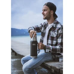 Trinkflaschen<Thermos flasche 1,2 l Icon Beverage Bottle graphit matt