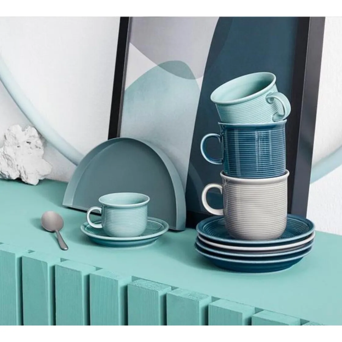 Espressountertassen<Thomas Espresso-Untertasse 11 cm Trend Colour Moon Grey