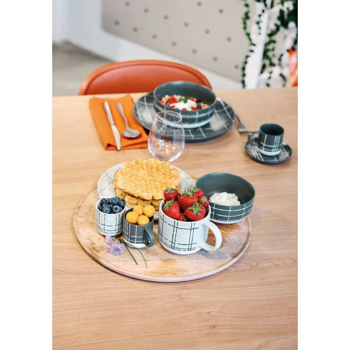 Becher<Thomas Henkelbecher 0,49 l Fun Karo light