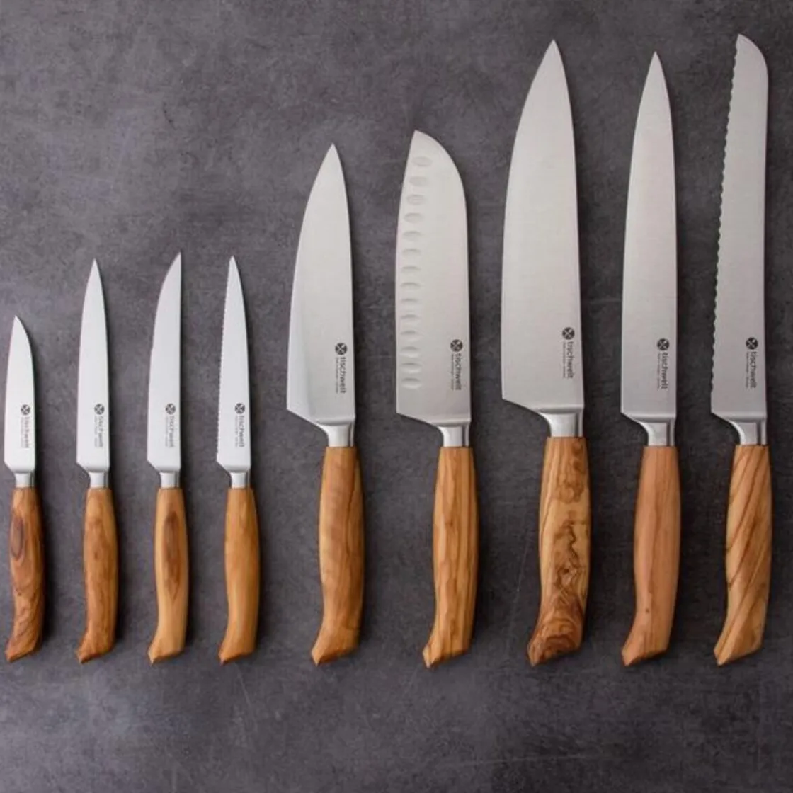 Tischwelt Brotmesser 22 cm Nature