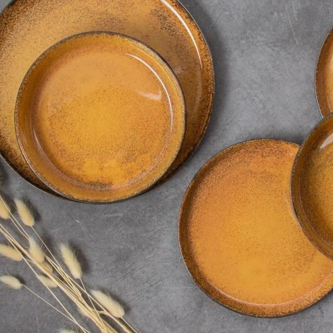 Tischwelt Schale 19 cm Marrakesch Safran