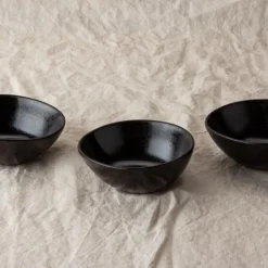 Tischwelt Schälchen 12x10 cm Java schwarz