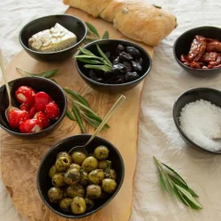 Tischwelt Schälchen 12x10 cm Java schwarz