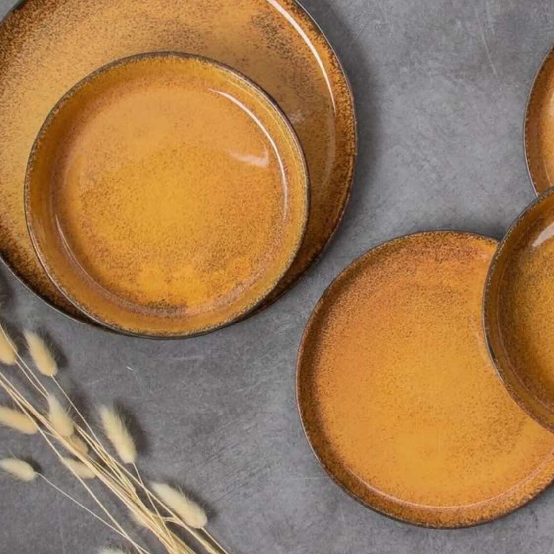 Speiseteller<Tischwelt Speiseteller 27 cm Marrakesch Safran