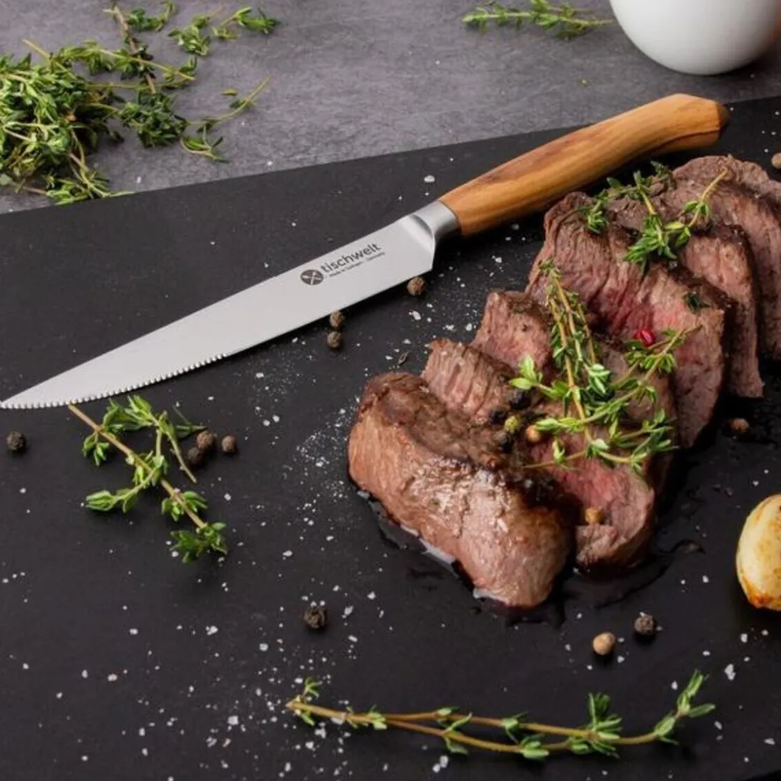 Tischwelt Steakmesser 12 cm Nature
