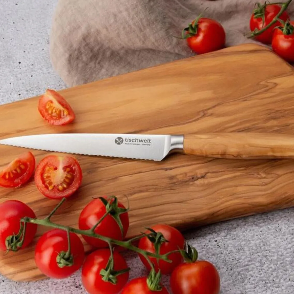 Allzweckmesser<Tischwelt Universalmesser 12 cm Nature