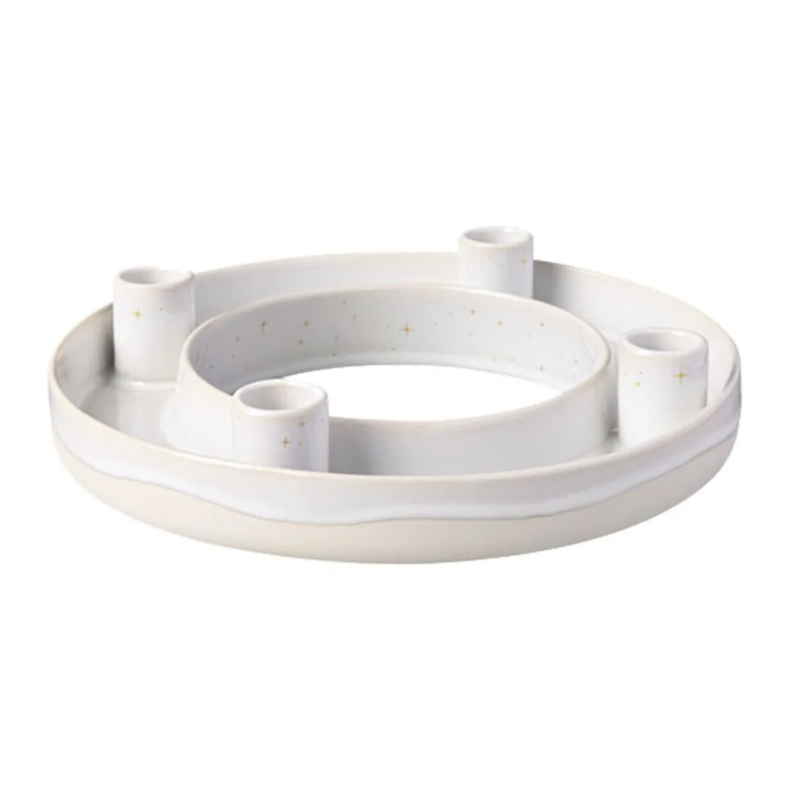 Weihnachten<Villeroy & Boch Adventskranz 26 cm Winter Glow