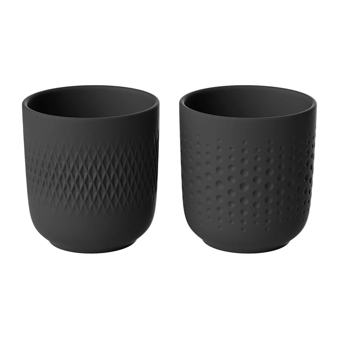 Villeroy & Boch Becher-Set 2-tlg. Manufacture Collier noir