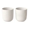 Becher<Villeroy & Boch Becher-Set 2-tlg. Manufacture Collier blanc