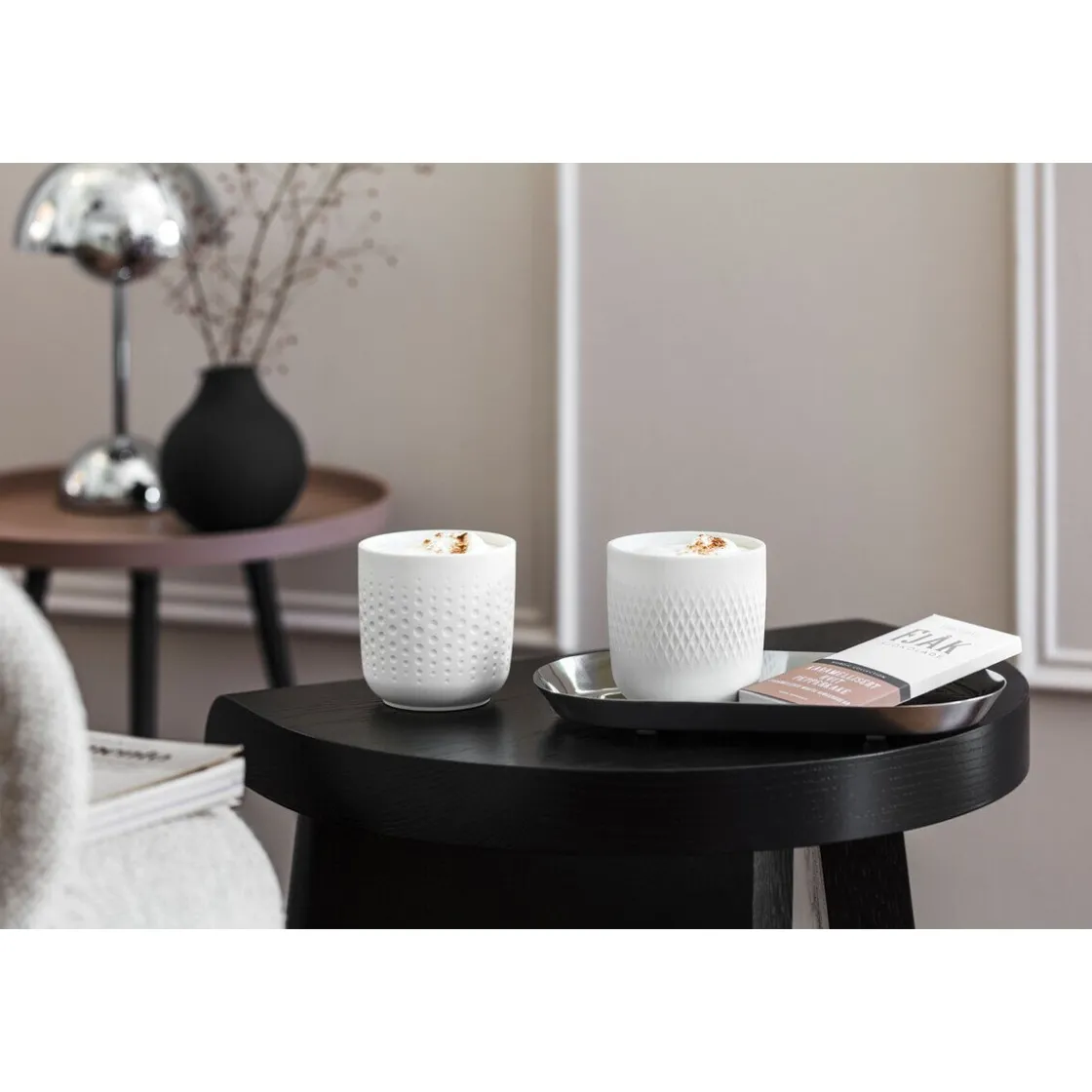 Becher<Villeroy & Boch Becher-Set 2-tlg. Manufacture Collier blanc