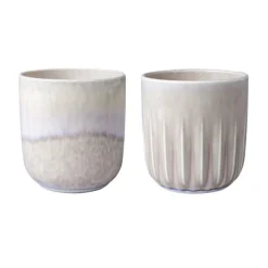 Kaffeetassen|Becher<Villeroy & Boch Becher-Set 2-tlg. Perlemor Sand