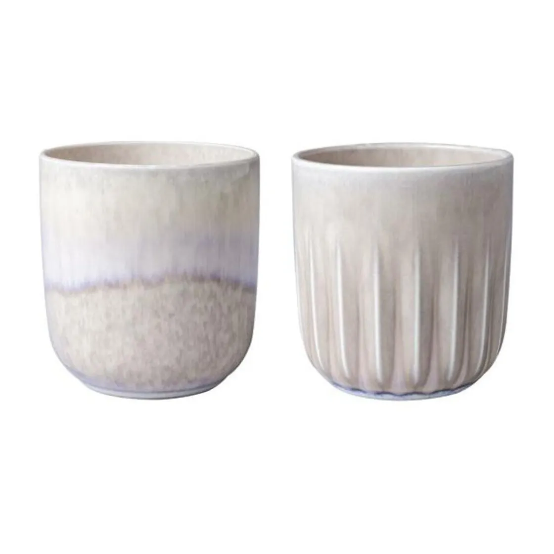 Kaffeetassen|Becher<Villeroy & Boch Becher-Set 2-tlg. Perlemor Sand