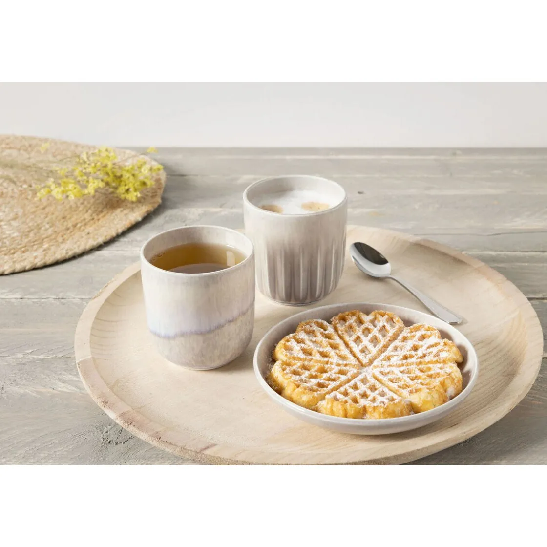 Kaffeetassen|Becher<Villeroy & Boch Becher-Set 2-tlg. Perlemor Sand