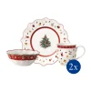 Weihnachten<Villeroy & Boch Breakfast for 2 weiss Set 6tlg. Toy's Delight