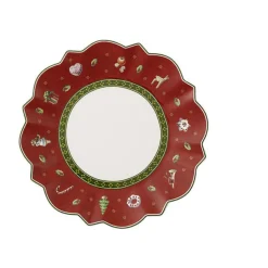 Brotteller|Weihnachten<Villeroy & Boch Brotteller rot Toy's Delight