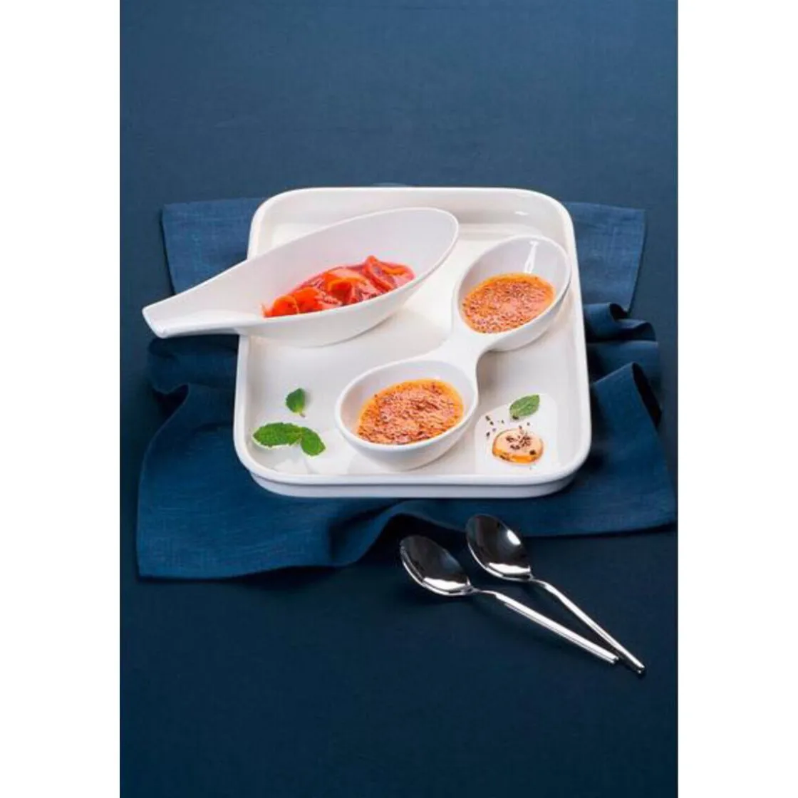 Villeroy & Boch Dessert-/Vorspeisenlöffel 19 cm Piemont edelstahl