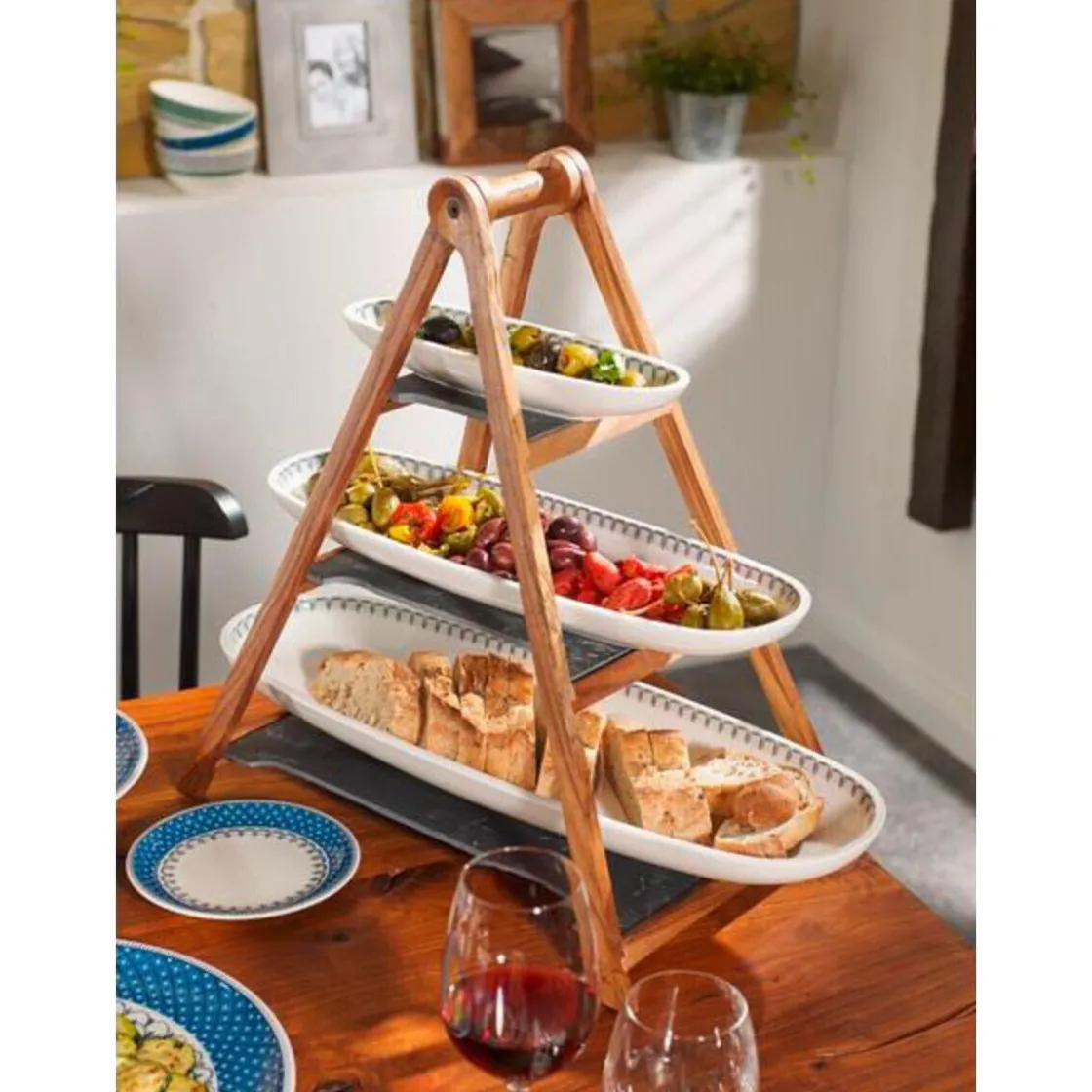 Antipasti Geschirr|Spanischer Sommerurlaub<Villeroy & Boch Etagere 42x26x48 cm Artesano Original