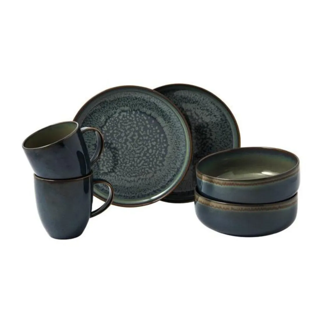 Tellersets<Villeroy & Boch Frühstücks Set 6tlg. Crafted Breeze