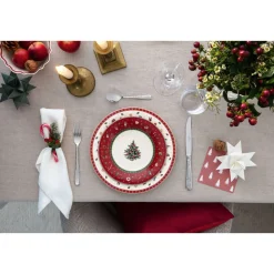 Dessertteller|Weihnachtsgeschirr<Villeroy & Boch Frühstücks-/Dessertteller 22 cm Toy’s Delight Specials rot
