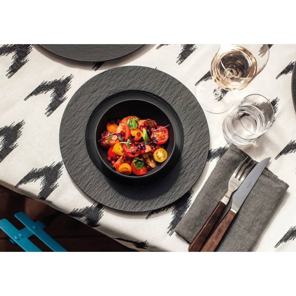 20 Jahre Tischwelt<Villeroy & Boch Frühstücksteller 22 cm Manufacture Rock