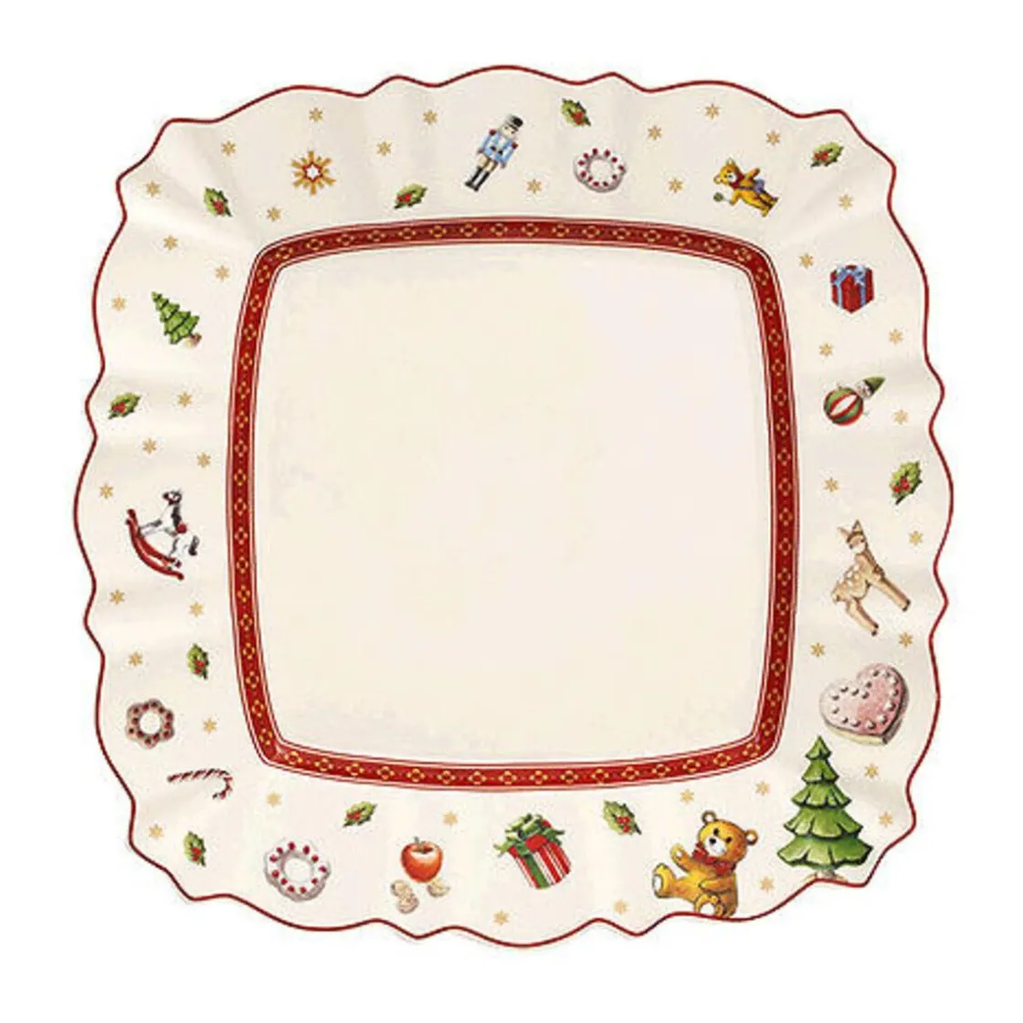 Weihnachten|Weihnachtsgeschirr<Villeroy & Boch Frühstücksteller 22x22 cm Toy’s Delight