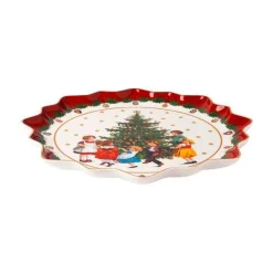 Weihnachten|Weihnachtsgeschirr<Villeroy & Boch Gebäckteller tief 39 cm Toy’s Fantasy Kinder tanzen