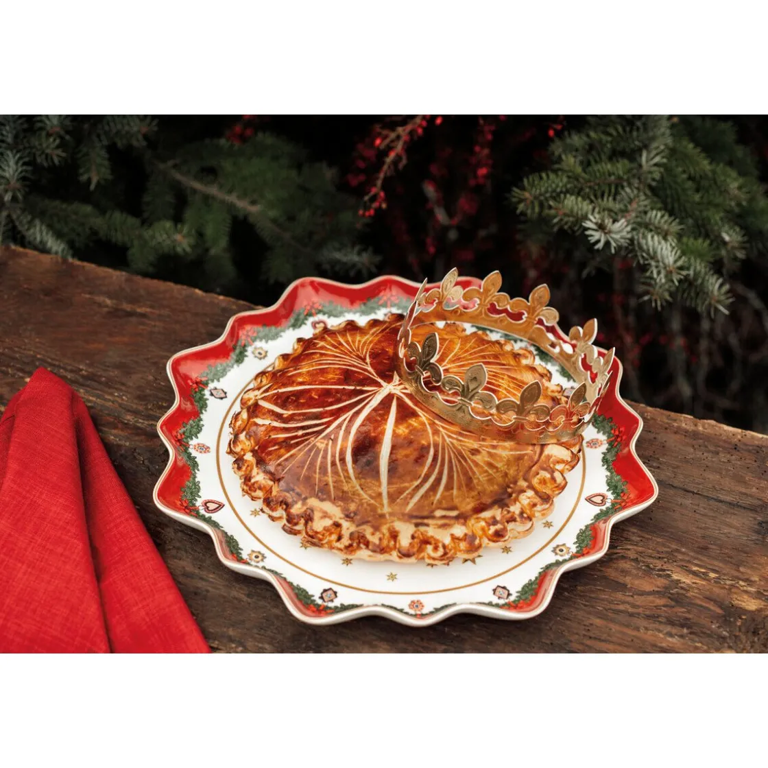 Weihnachten|Weihnachtsgeschirr<Villeroy & Boch Gebäckteller tief 39 cm Toy’s Fantasy Kinder tanzen