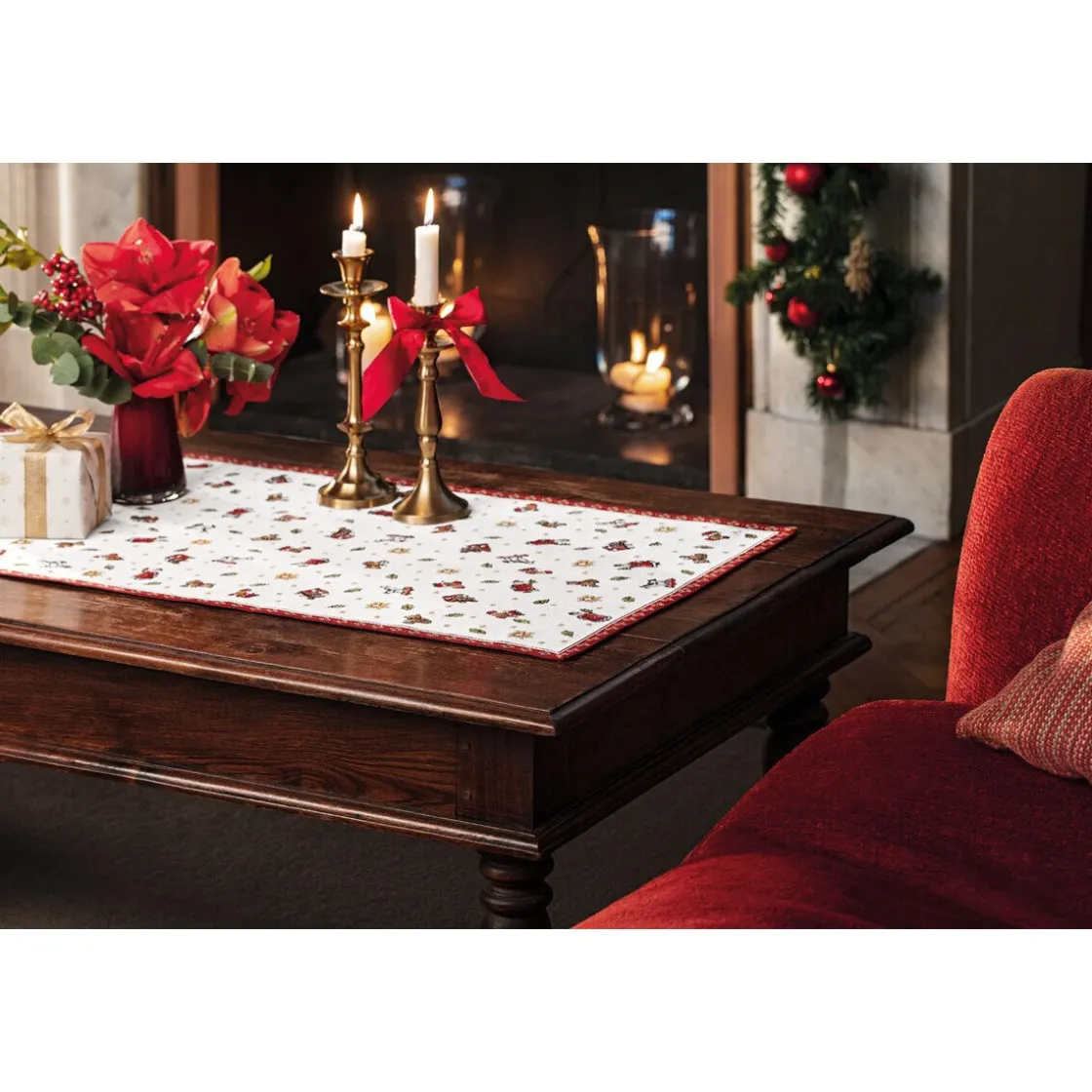 Weihnachten|Weihnachtsgeschirr<Villeroy & Boch Gobelin-Tischläufer 143x49 cm Toy’s Delight
